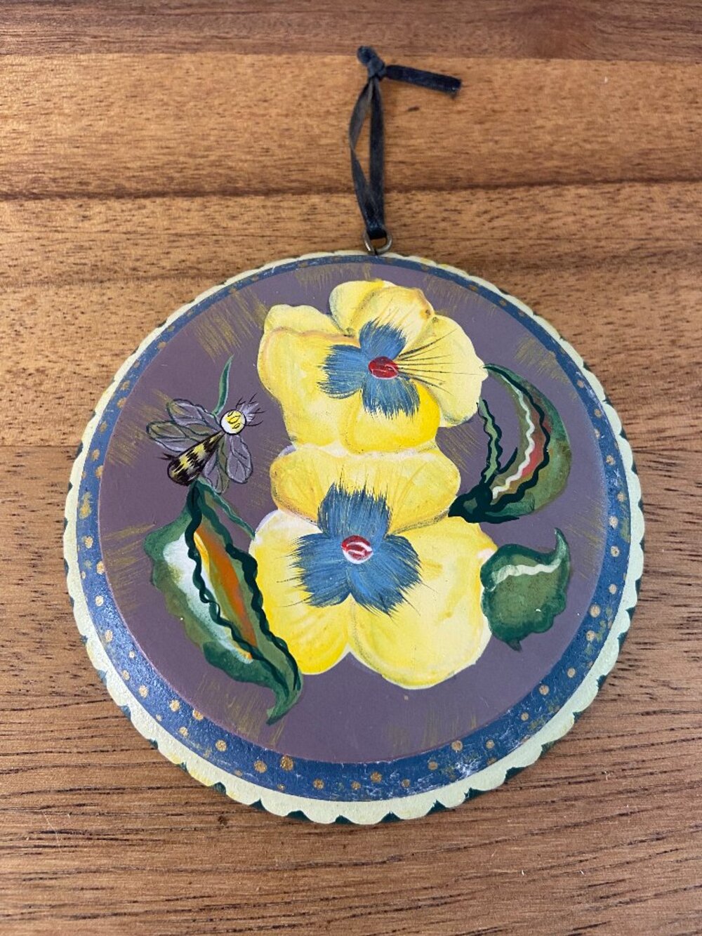 Tracy Porter Floral Wall Hanging Quote Plaque 1997 Midwest Cannon Falls Cottage